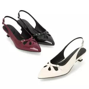 엘칸토 인텐스 여성 컷아웃 스트랩 슬링백 4cm LCWO49I613