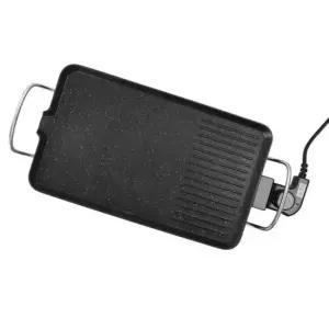 가정용 와이드 전기그릴 삼겹살 고기 굽는 기계 전기구이팬 불판