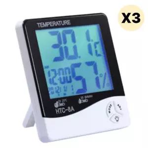 아홈디 온도계 습도계 온습도계 탁상용 벽걸이용 X3개