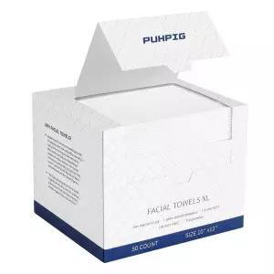 깨끗한 얼굴 수건 일회용 바이오 기반 드라이 물티슈 10인치 X 12인치 대형 티슈 민감성 피부를 위한 매우