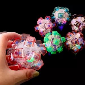 크리스탈 LED 12구 키캡 딸깍이 볼