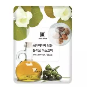 안나홀츠 마스크팩 1일1팩 보습 쉐어버터 올리브 50매