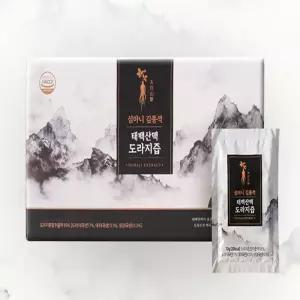 심마니 태백산맥 도라지즙 1박스(30포) 국산 3년근 생도라지 말굽버섯 농축액 진액 액기스 