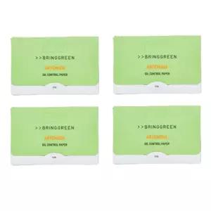 브링그린 쑥 한지 기름종이 얼굴 페이퍼 70매 X4