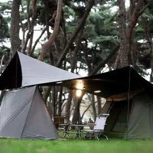 블루폴 캠핑 캠버 돔 텐트+옥타 타프+스토리지 스크린 풀세트