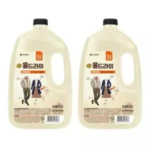테크 니트 중성 세제 울드라이 이염방지 2.5L X2개