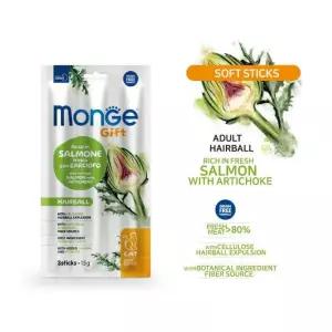 몬지 고양이 간식 기프트 그레인프리 뉴트리션 스틱 헤어볼 케어 연어와 아티초크 (5g
