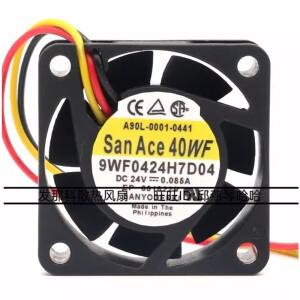 산요 9WF0424H7D03 A90L-0001-0441용 새 Fanuc 팬  39 4cm 24V 0.085A