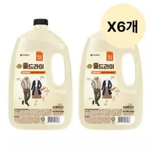 테크 중성 세제 이염방지 니트 울드라이 2.5L X12개