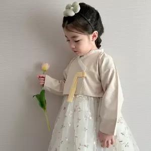 [보리보리/씨엘 드 마망]baby & kids 여리여리 청순한복 (yellow)