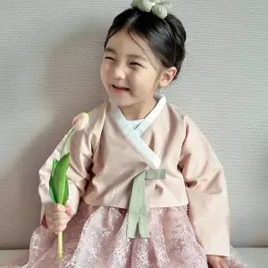 [보리보리/씨엘 드 마망]baby & kids 여리여리 청순한복 (pink)