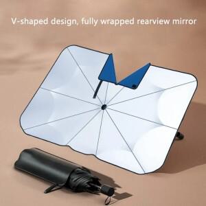 자동차 차양 V 넥 앞 유리 우산 파라솔  인테리어 보호