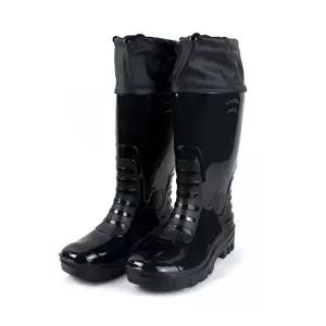 PVC소재 방한털 부착 B812 카프 방한장화-WFIULOP