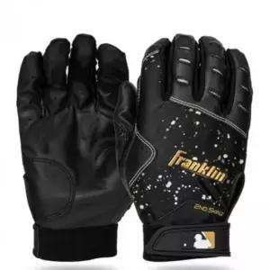 [콩심팥심]야구용 가죽 배팅 글러브 블랙 골드 단일손장갑