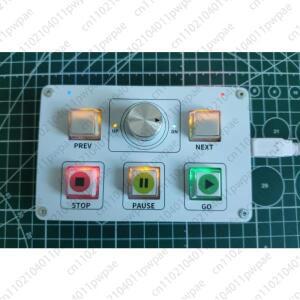 QLab MIDI 재생 제어 장치용 성능 음악 오디오 키보드