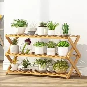 . LTD Tree 대나무 인테리어 화분진열대 (80cm)