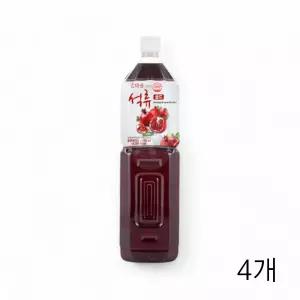 [Btlenz] WL 참다음 석류 골드 6배희석 1.5L X 4개 카페 음료베이스 석류엑기스 과일원액 식자재