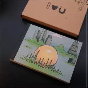 프로포즈 반지 플립북 책 상자 서프라이즈 선물 케이스