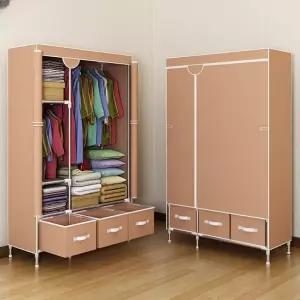 천커버 조립식 지퍼 캐비닛 엔틱 장농 원룸 정리함 침구