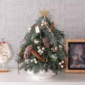 [텐바이텐]크리스마스 장식 센터피스 노르딕트리 유기수반 set 22cm 소품