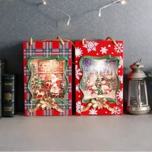 [텐바이텐]크리스마스 쇼핑백 워터볼 오르골 (2type)