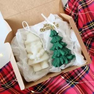 [텐바이텐][무료선물포장] 크리스마스 트리캔들 + 루돌프 산타캔들 선물 세트