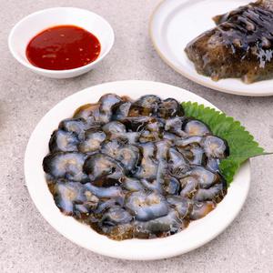 산지발송 통영 자연산 활 해삼 500g 해삼고노와다