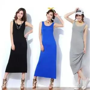 [오노마] ONM 원피스 나시 비치룩 니트원피스 바캉스 민소매 핏 (S11877060)