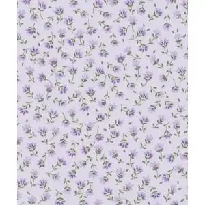 [퀼트스타] 수입원단 코튼 쁘띠가든 트리플렛릴리_라벤더 (76105)