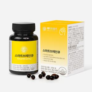 유통기한 임박특가 스마트브레인큐 200mg x180캡슐 혈행개선 면역력증진 기억력개선 EPA DHA 홍삼