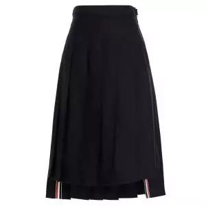 [톰브라운][명품] 톰 브라운 톰브라운 RWB 탭 드롭백 수퍼 120수 울 플리츠