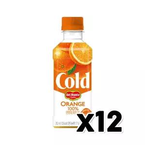 델몬트 콜드오렌지 100%과즙주스 페트음료 250ml x 12개