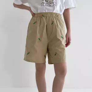 [다잇템]여자 바캉스룩 자수숏팬츠 4부 썸머 반바지