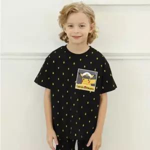 [레노마 이너웨어]프리미에팜 포켓몬스터 남아 블랙 5부 상하복세트 BK 0E1EM6