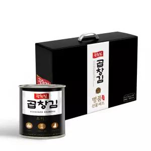 광천김 곱창캔김 30g x 6캔 선물세트 /캔김/조미김/구운김/곱창김
