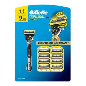 질레트 프로쉴드 파워 면도기세트 기1 + 날 9 질레트프로쉴드파워면도기세트 코스트코