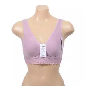 컬러 탑 밴딩 레이스 브라 부드러운 베이직 착용감 (WFH2ID0)