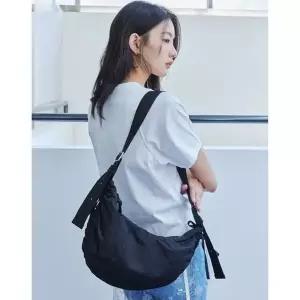 [NS홈쇼핑]JABA5F251 질스튜어트 블랙 나일론 발레 무드 리본 포인트 호보크로스백..