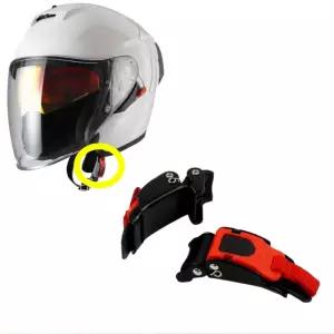 헬멧 턱 버클 오토바이 바이크 킥보드 하이바 부품 교체 안전모 잠금 고정