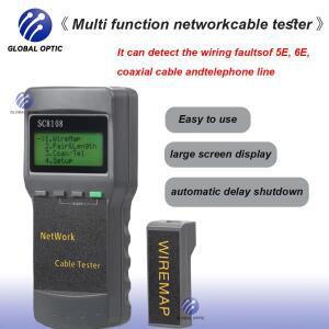 SC8108 휴대용 LCD 디지털 PC 데이터 네트워크 전화 LAN 길이 케이블 테스터 다기능 무선 CAT5e RJ45 미터