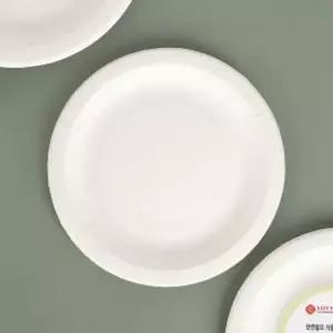 이라이프일회용종이접시8개입 20cm)위생접시 일회용접시 일회용그릇 위생접시 위생그릇