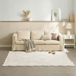 [애끌리아] 세인트 HR 장모 극세사 목화솜 자수 퀼팅 카페트(160x210)