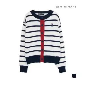 미니마리 [미니마리] 베어자수배색가디건 (MMA3CD20) 444208
