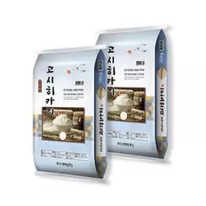 햇쌀푸드 25년 특등급 고시히카리 쌀 20kg(10kg 2개) 밥맛좋은 쌀 /J