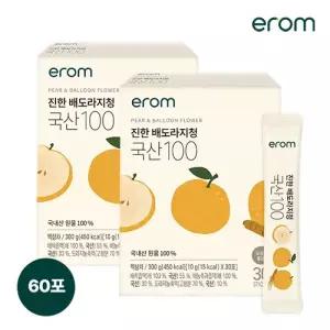 진한 배도라지청 국산 100 2박스 총 60포)