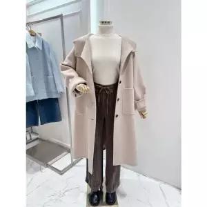 [NS홈쇼핑][ab.f.z]후드 포켓 루즈핏 롱 코트(ATZ4HC04K)[35575312]