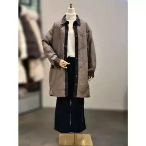 [NS홈쇼핑]ab.f.z 퀼팅 루즈핏 오리털 덕다운 롱패딩 ACA1HD02A[35593666]