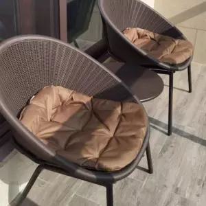 2인 베란다 원형테이블 부부식탁 티테이블 세트 티