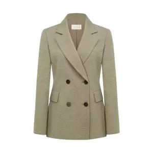 더블 셋업 자켓(LGJKPL8100/멜란지세피아)_DG