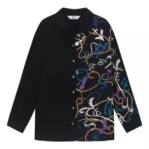 [베스띠벨리]언발 프린팅 오픈카라 셔츠 ( BJBAI2420 )